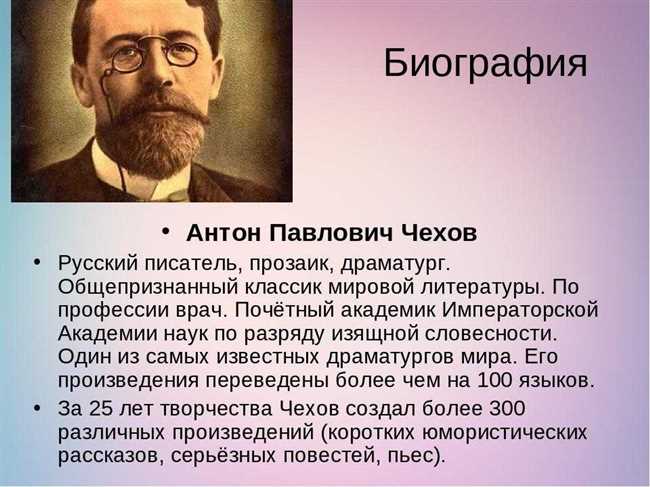 Биография Антона Павловича Чехова: 10 интересных вопросов и ответов