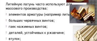 Преимущества использования латуни в различных сферах производства и строительства