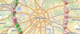 Сколько километров составляет длина МКАД и где он находится по отношению к Москве?