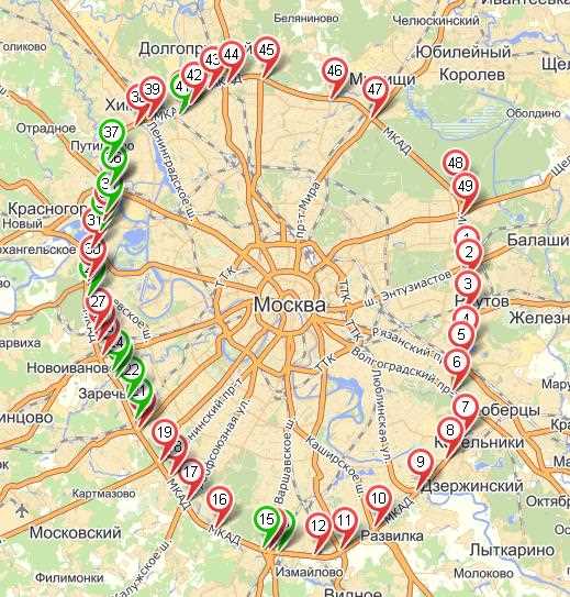 Диаметр МКАДа: сколько километров охватывает МКАД вокруг Москвы?