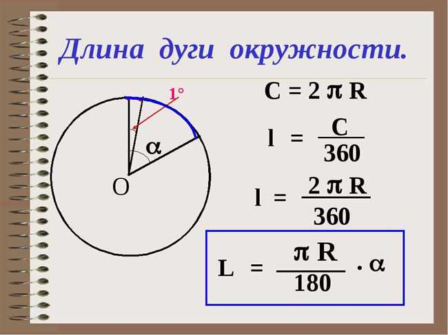 Формула длины окружности: особенности расчета и применение