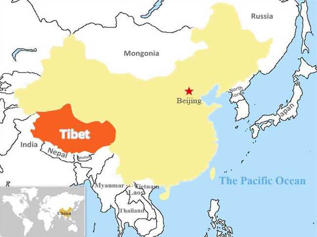 Тибет: географическое положение