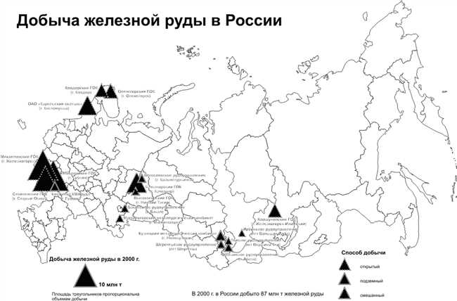 Где находятся крупнейшие железорудные месторождения?