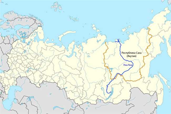 Где проходит газовая труба на реке Лена?