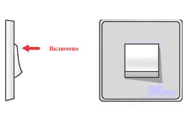 Как должен правильно включаться выключатель: вверх или вниз?