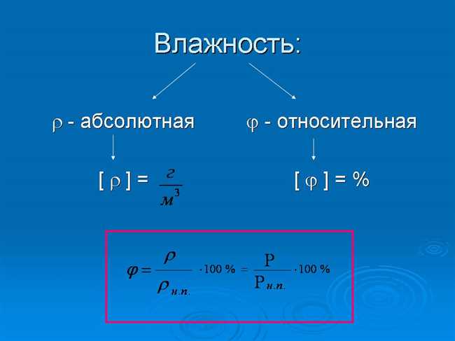 Как измеряется и обозначается уровень влажности воздуха: основные понятия и методы измерения