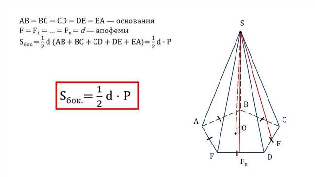 Как найти апофему в правильной четырехугольной пирамиде: простое объяснение и формулы - Важные математические понятия