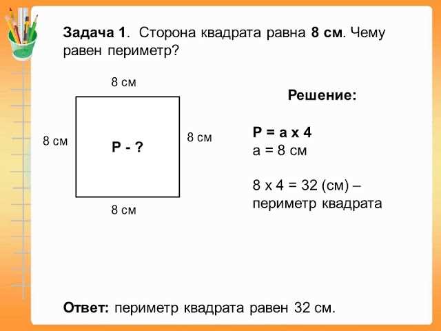 Как найти площадь и периметр квадрата: формулы и объяснение