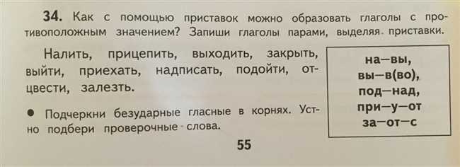 Как определить приставку в слове и правила образования приставочных глаголов