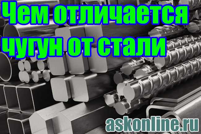 Как отличить чугун от стали в домашних условиях?