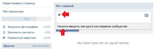 Как отметить человека в ВКонтакте в сообщении Простой способ