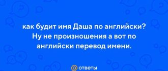 Как перевести имя Даша на английский: способы перевода иностранного имени Dasha