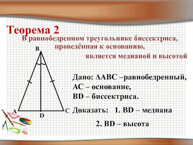 Как построить равнобедренный треугольник по основанию и биссектрисе: подробное руководство