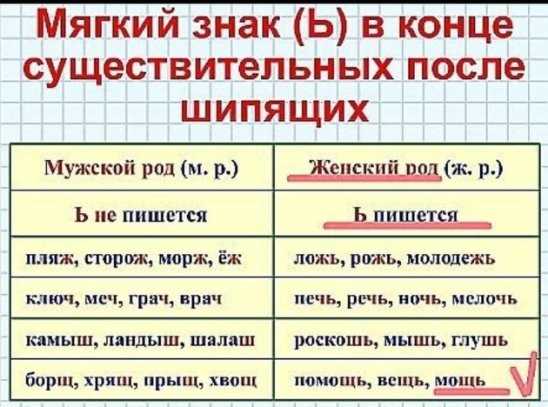 Как пишется слово чертеж с мягким знаком или нет