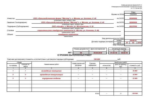 Как расшифровать КС в КС-2 и акт о приемке выполненных работ: разбор основных терминов и правил заполнения