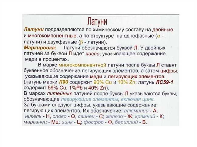 Как расшифровать марки бронзы?