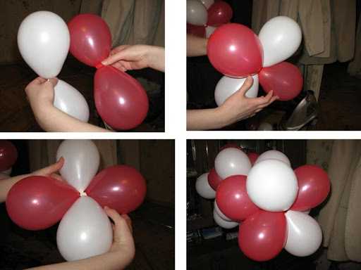 Купить гирлянду из воздушных шаров триколор в Москве и Московской области
