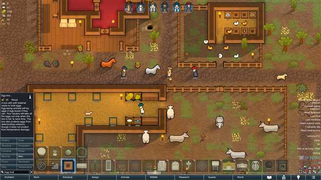 Как создать эффективный загон в игре RimWorld: 10 лучших советов