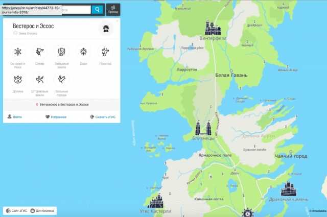 Какая карта мира представлена в сериале Игра престолов: подробности и интересные факты