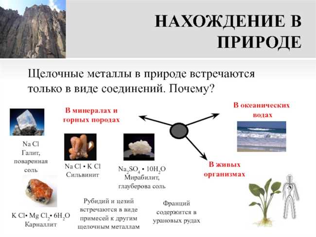 Что такое щелочные металлы и чем они отличаются?