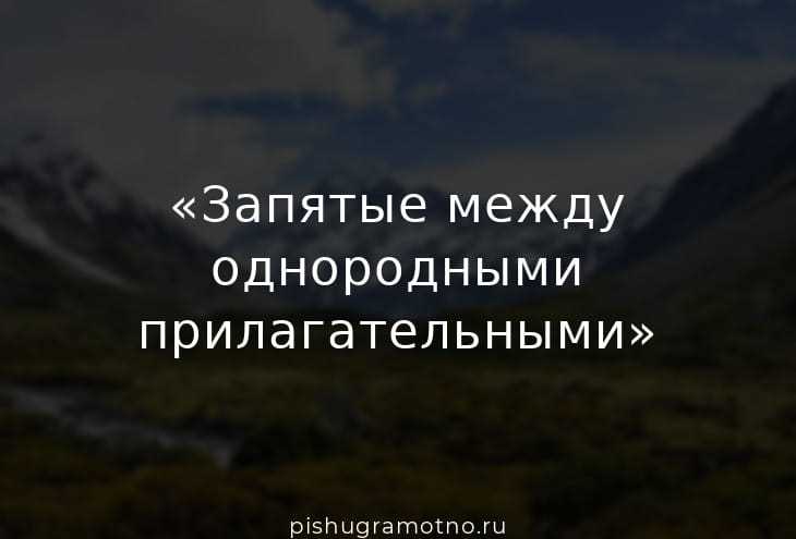 Когда не нужно ставить запятую между прилагательными: особые случаи