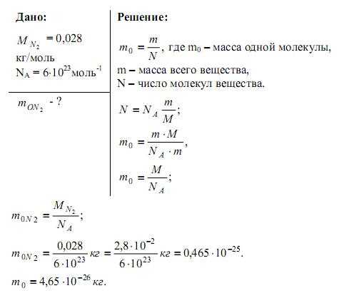 Молярная масса азота N2: правильный расчет и значение