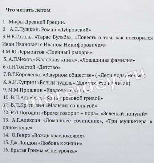 Обязательная литература для 6 класса: список произведений, которые читают в школе