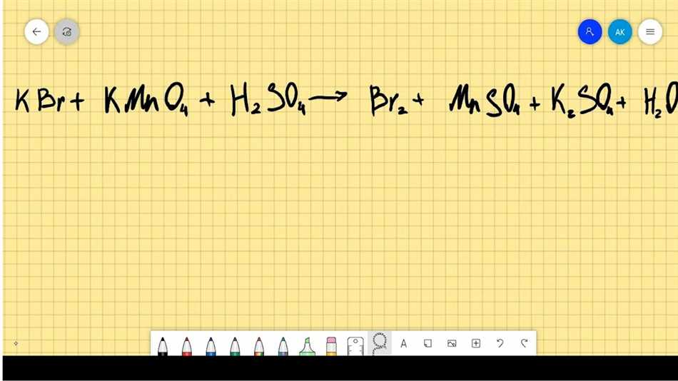  Расстановка коэффициентов в окислительно-восстановительной реакции: KMnO4 + H2S + H2O -> S + MnO2 + KOH.»></p>
<p>Перед тем, как начать расстановку, давай взглянем на реагенты и продукты этой реакции. Видно, что вещества KMnO4 и H2S являются окислителем и восстановителем соответственно. При окислительно-восстановительных реакциях происходит перенос электронов между реагентами и продуктами, и важно правильно учесть все электроны в уравнении.</p><div class=