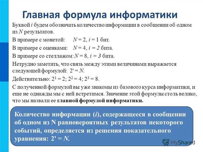 Понятие информатики