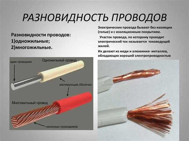 Влияние проводимости на использование меди и алюминия в электрических проводах