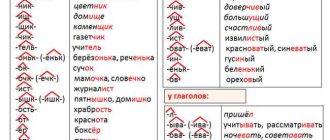 Правила образования слова суффикса -ель глагольного происхождения: особенности корня в слове капель