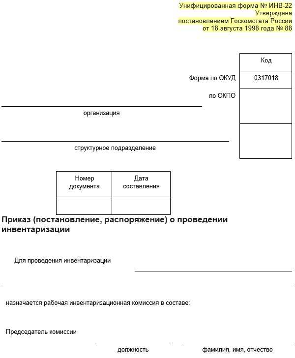 Процесс назначения председателя комиссии