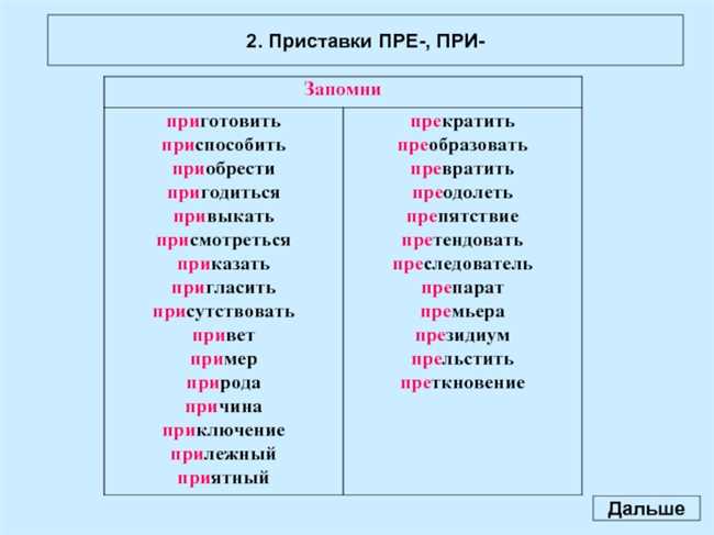 Грамматические особенности