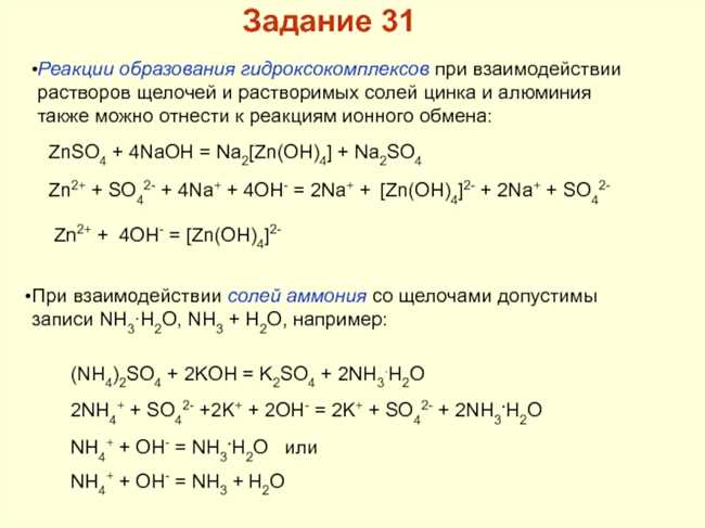 Реакция AlCl3 с избытком KOH: главные этапы и реакционные продукты