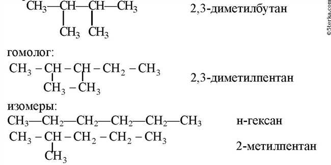 Структурная формула 2-метилбутанола-1 и его гомологов и изомеров
