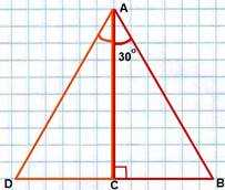 Доказательство теоремы про угол в 30 градусов и катет напротив