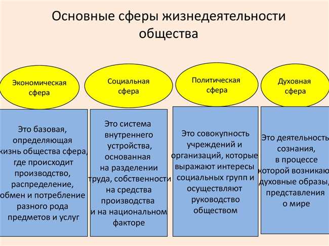 Виды сфер деятельности: обзор и особенности